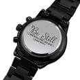 thumbnail image 2 of Anchored Engraved Bible Verse Men's Watch Multifunction Stainless Steel W Copper Dial, 2 of 20