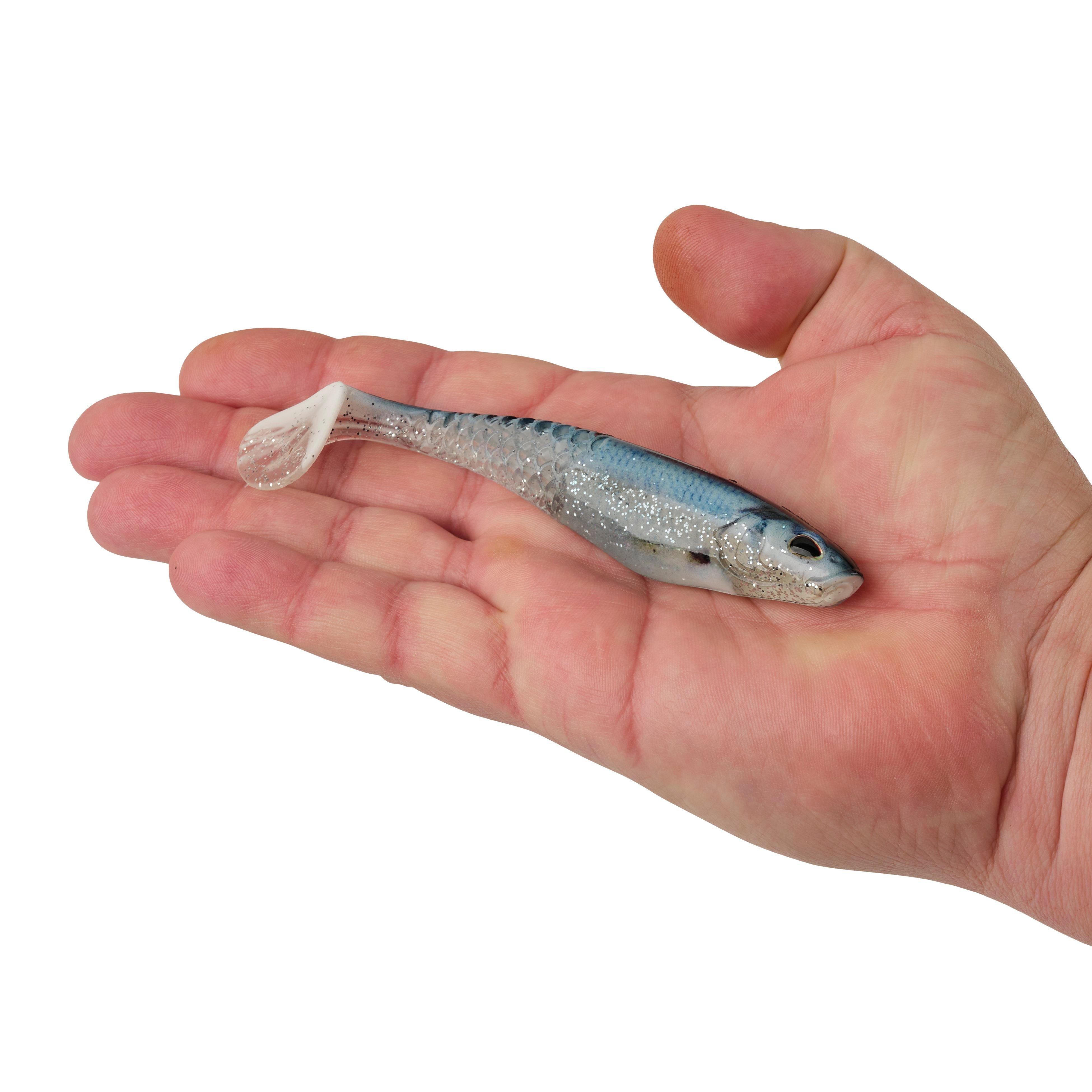 Berkley PowerBait® Unrigged CullShad, 5 in, HD Blue Shad