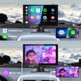 thumbnail image 2 of Wireless Apple CarPlay 9'' Touchscreen Dash Mount & Android Auto Portable Car Stereo, 2 of 7