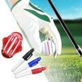 thumbnail image 3 of Almencla Marqueur de Balle de Golf, Outil de Positionnement pour Golf, Rouge avec 3 Stylos, 3 of 7