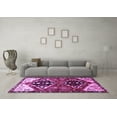 thumbnail image 3 of Ahgly Company Indoor Square Persian Purple Traditional Area Rugs, 3' Square, 3 of 4