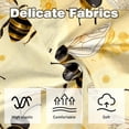 thumbnail image 3 of Honeybee Velvet Throw Covers Pillow Inserts - Set of 2 Decorative Pillows with Unique Patterns for Home Decor, Couch, Bed - 16x16, 18x18, 20x20 Inches, 3 of 6