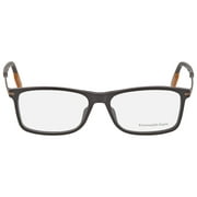 Ermenegildo Zegna Demo Rectangular Men's Eyeglasses EZ5185 001 57