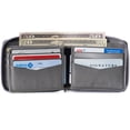 thumbnail image 2 of Alpine Swiss Zipper Bifold Wallet for Men Women RFID Protected Genuine Leather, 2 of 6