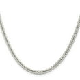 thumbnail image 2 of 925 Sterling Silver Spiga Wheat Chain Styles Necklace 3 mm Square 20 inch, 2 of 4
