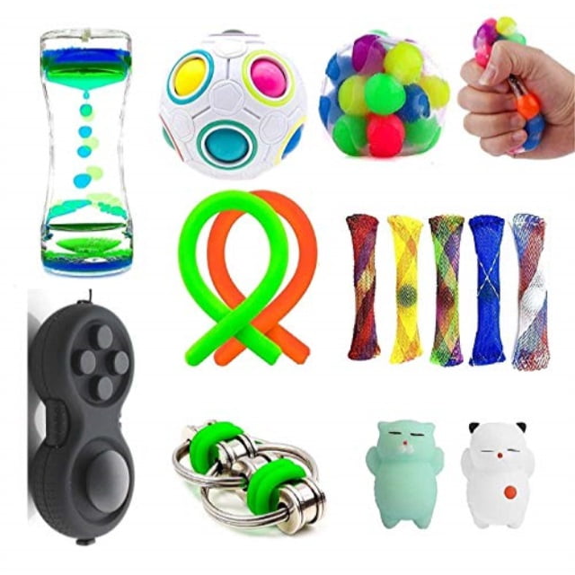 toys adults sensory fidget adhd anxiety calming stress dna walmart hand balls relief autis bundle