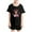 Black, variant on Piuwrlz T-Shirts Tops for Kids Girls Short Sweatshirt Sleeve Printed Round Neck Blouses T Shirt Top Orange Size 6 Years