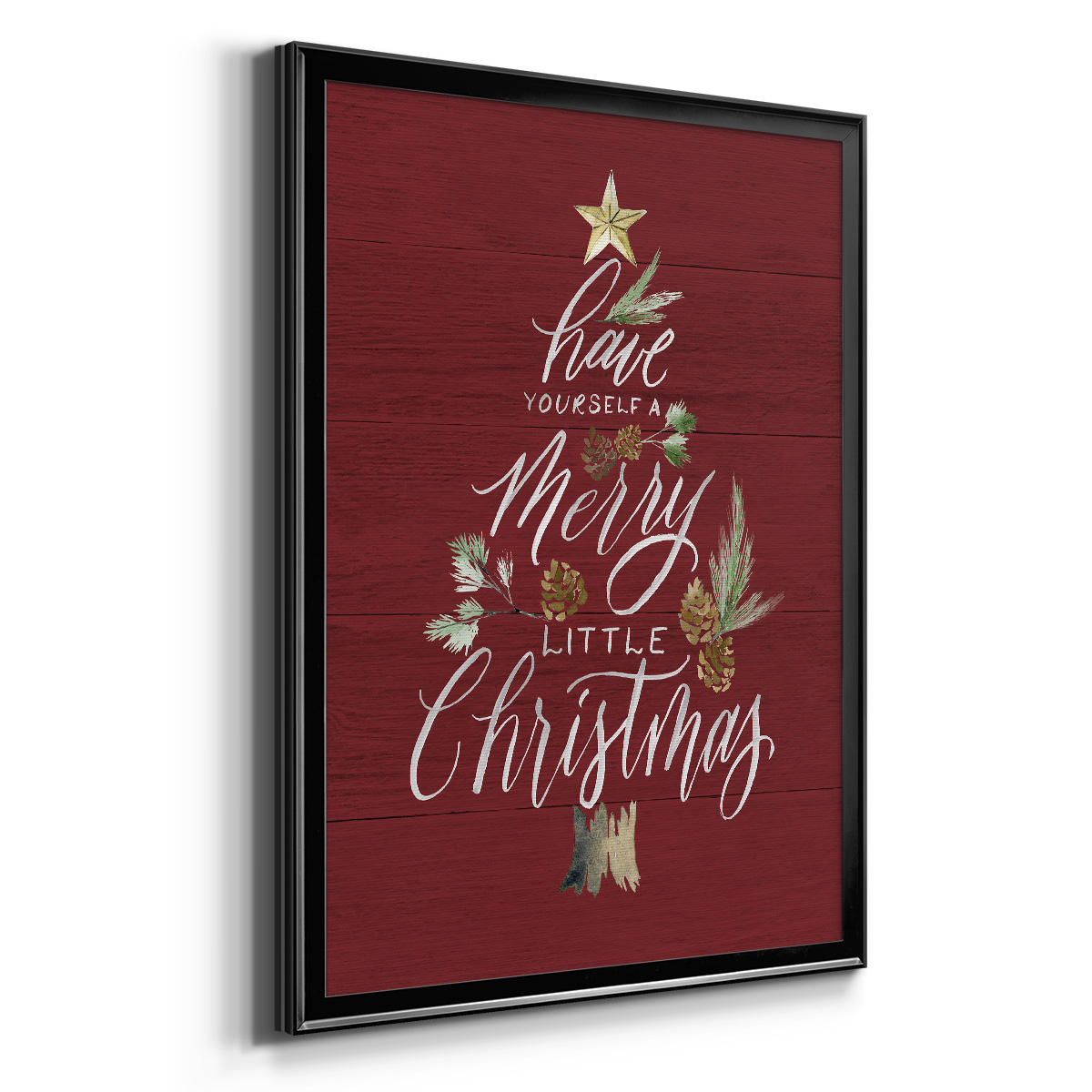 Merry Little Christmas Premium Classic Framed Print - Ready to Hang