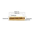 thumbnail image 3 of Bass Guitar Top Nut Universal Music Nut Component Playing String Instrument Metal String Roller Spare Part Replace Components 4 strings, 3 of 7