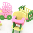 thumbnail image 4 of BESTSKY Wooden Kitchen Accessories Child-Safe Design Pretend Play Dollhouse Set Eco-Friendly Product Hot-Selling Playset, 4 of 4