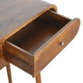 thumbnail image 5 of Lesuto Chestnut London Console Table - Nordic Style, Wood, 2 Drawers, 5 of 11
