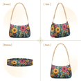 thumbnail image 7 of FORMRS Womens Shoulder Bag with Chain Strap Clutch Purse Cute Tote Handbag, Orange Colorful Flowers, 7 of 7