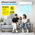 thumbnail image 4 of Flamemore Air Conditioner 12000 BTU Mini Split AC/Heating System, 600 Sq.ft Coverage, 19 SEER2, 115V, 4 of 10