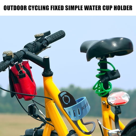 Bike Water Bottle Holder - Adjustable Stretch Cup Mount for Road Bikes, Fixed Gear & Outdoor Riding, Fits Standard 9cm Bottles, 32cm Extension, 4 Colors