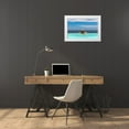 thumbnail image 3 of Wijn, Frank 32x23 White Modern Wood Framed Museum Art Print Titled - Red And Blue, 3 of 4