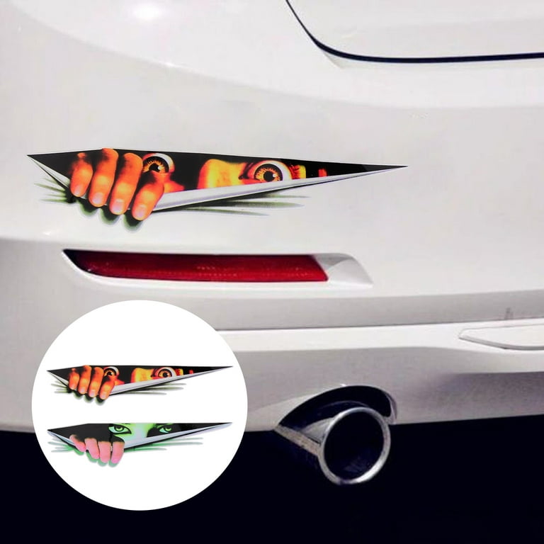 3d Interesting Graphics Eye Car Sticker Decals Humorous