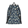 thumbnail image 2 of Lsque Daisy Floral B Pattern Canvas Daypack, Durable Backpack, High-quality Versatile Backpack,Vintage Compact Backpack-Small, 2 of 6