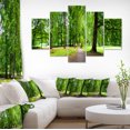 thumbnail image 1 of Park in Autumn Panorama - Landscape Canvas Art Print, 1 of 3