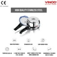 thumbnail image 2 of Vinod Pressure Cooker Stainless Steel –Handi Pot - 3.5 Liter,, 2 of 5