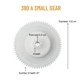 thumbnail image 4 of Plastic Gear For Gearbox 550 And 390 Children\\\'S Electric Car Kid Ride On Toy Car, 4 of 9