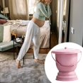 thumbnail image 4 of STARTIST Handheld Spittoon with Lid Household Generic Plastics Long-Lasting Chamber Pot 28x27cm Pink, 4 of 7