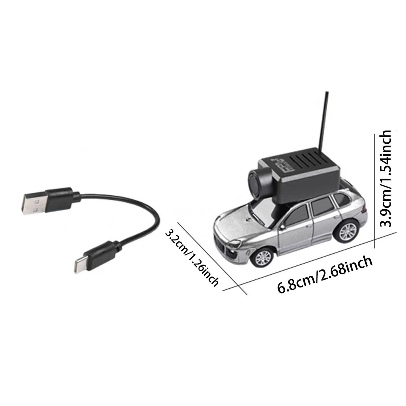 1/64 WL Mini RC Car With FPV Camera & LED Ambient Lights & Interactive Controls & 3 Speed Modes Remote Control Car FPV RC Drift Cars For Adult，Controlled Via A Mobile App Hex Car Land Water Remote