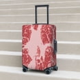 thumbnail image 4 of Cauagu Red Meat Print Travel Luggage Cover,Travel Dust-proof Suitcase Cover Softside Suitcase Protector for 18-32inch,Not Included Suitcase, 4 of 8