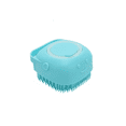 thumbnail image 1 of Cepillo De Baño Para Perro Masajeador Dispensador De Shampoo AZUL, 1 of 4