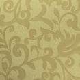 thumbnail image 2 of Ultimate Textile (2 Pack) Somerset 120 x 120-Inch Square Damask Tablecloth - Jacquard Weave Scroll Design, Gold, 2 of 3