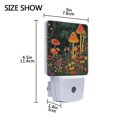 thumbnail image 4 of Yayeee LED Plug in Night Light for The Home with Auto Dusk to Dawn Light Sensors, 2 Pack, Forest Mushroom, 4 of 6