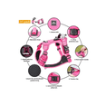 thumbnail image 3 of Pechera Arnés Airtag Con Correa Para Perros Extra Grandes Xtellar rosa, 3 of 4