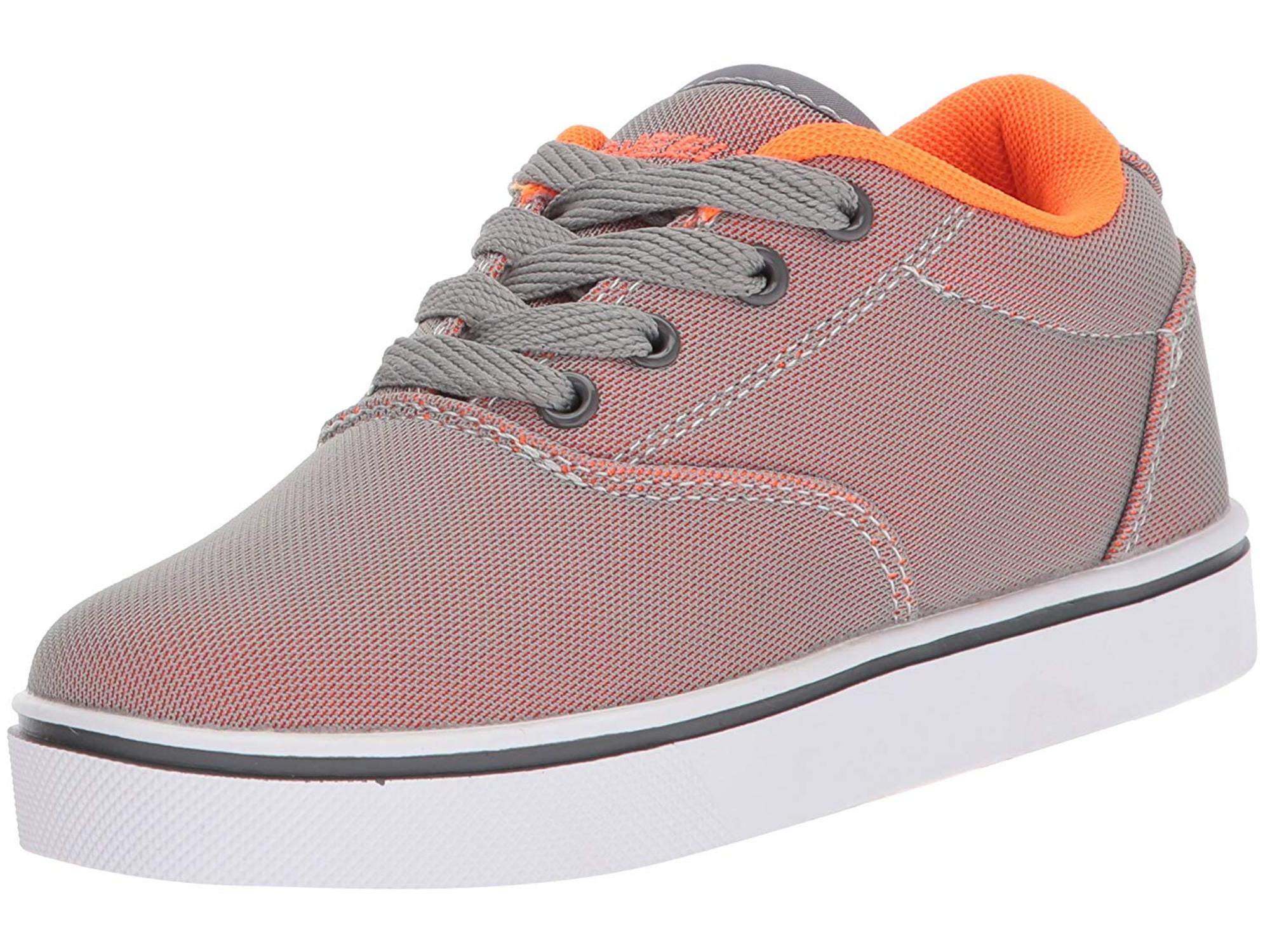 Heelys Kids Heelys Girls Launch Low Top Lace Up, Charcoal/Orange