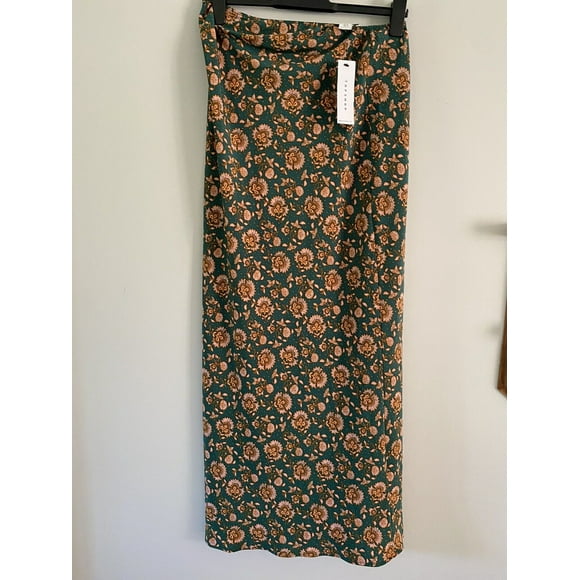 Topshop Jupe de Maternité Willmorris Biais Verte Multi Taille Femme 4