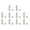 Beige, variant on 10Pcs Elastic Cord Stoppers Metal Drawstring Cord Lock Elastic Rope End Clip For Hoodies Swimwears Clothing Repair