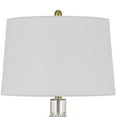 thumbnail image 2 of 29 Inch Glass Table Lamp with Dimmer, Round, Clear and Brass- Saltoro Sherpi, 2 of 5