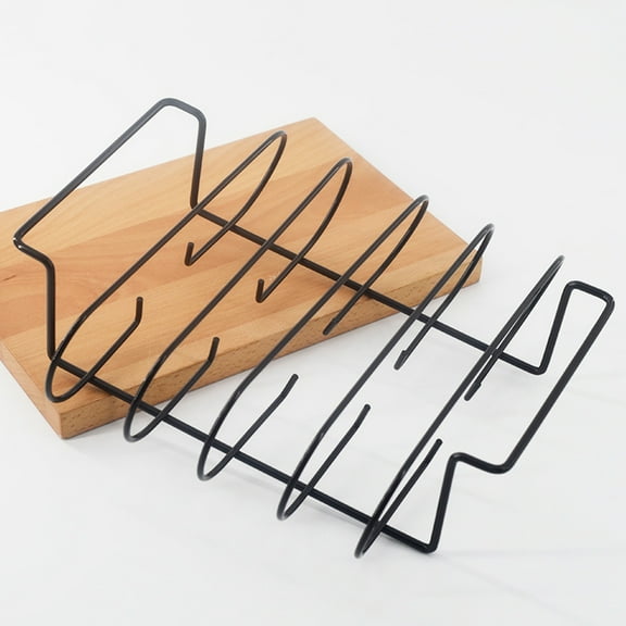 WHAMVOX Wire Rib Rack for Kitchen Barbecue and Outdoor Cooking Lightweight and Portable 1pc