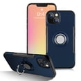 thumbnail image 1 of Mignova for iPhone 13 6.1 Inch Case, Anti-Scratch Shockproof Case 360 Degree Rotation Finger Ring Holder Kickstand [Work with Magnetic Car Mount] for iPhone 13 6.1 Inch(Blue), 1 of 7