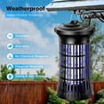 thumbnail image 3 of Zapper de insectos para interiores y exteriores, Jinyeda Zapper de mosquitos eléctrico con luz para matar insectos, trampa para moscas de alta potencia, mata mosquitos, mata moscas para el hogar, patio, camping Rojo Verde, 3 of 4
