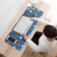 thumbnail image 3 of Long Mouse Pads for Desk,Blue Baseball Gloves and Balls Pattern Desk Mats on Top Of Desks, Desk Mouse Pad Extra Large with 3mm Non-Slip Base and Stitched Edge for Gaming,Office,Work,Home 31.5"x11.8", 3 of 6