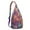 Purple-24, variant on Waterproof Hiking Sling Backpack for Women – Lightweight Crossbody Bag with Adjustable Strap, Chest Bag for Travel & Outdoor Adventures – Paisley Boho Vintage Floral, Chic Retro Design