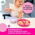 thumbnail image 4 of Disney Minnie Mouse Mealtime Set with Divided Suction Plate, Bowl and Spoon, 4 of 6