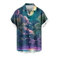 thumbnail image 5 of ZCFZJW Tropical Printed Summer T-Shirts for Men Big and Tall Regular Fit Casual Beach Hawaiian Tops with Pockets Trendy 2025 Outfit Clothes Multicolor#10 XXL, 5 of 6