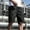 Black, variant on Vetsdori Elastic Waist Shorts for Men Summer Pull-On Cargo Athletic,Cotton Pockets Fashion Mens Shorts