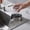 Silver, variant on 2 in1 Glass Rinser with Pull out Spray Gun, High Pressure 360° Rotating Cup Cleaner, Glass Bottle Washer, Kitchen Sink Accessories, Black/ Silver(Optional)