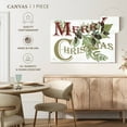 thumbnail image 5 of Elephant Stock Vintage Merry Christmas Wall Art - Horizontal Canvas Wall Art - Living Room Wall Decor - Holiday Canvas - White And Gray Decor By Cindy Jacobs - 24" x 16", 5 of 8
