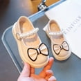 thumbnail image 3 of SILVERCELL Girls Dress Shoes Mary Jane Shoes for Girl Ballet Flats Back to School Bow Princess Wedding Shoes 2-9 Years, 3 of 12