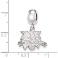 thumbnail image 4 of Sterling Silver Rh-Plated Logoart Ohio University Small Dangle Bead (25 X 18) Made In United States ss025ou, 4 of 5