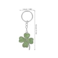 thumbnail image 2 of Raindrops Key Chains Women Cute Four Leaf Clover Keychain Zinc Alloy 1Set, 2 of 8