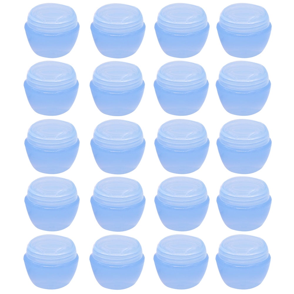 20Packs 10G/10ML Frosted Container Jars with Inner Liner for Scrubs