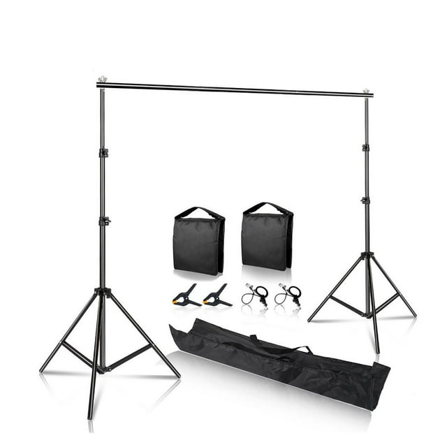 Backdrop Stand Photo Background Support Studio Light Tripod Photography Green Screen Backdrops Birthday ChromaKey Weight Bags ,Photographic Equipment